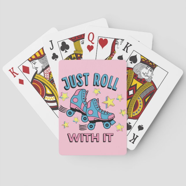 Just roll with it playing cards (Back)