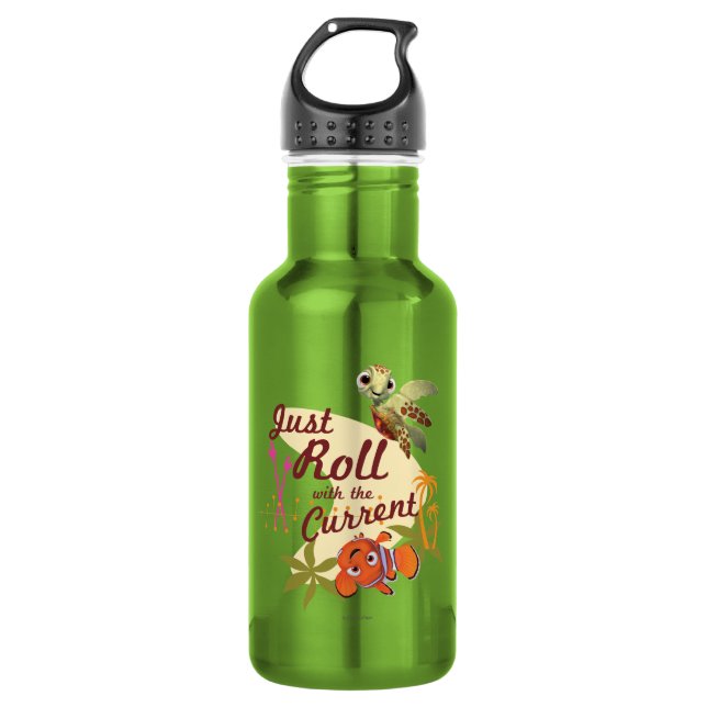 Just Roll with the Current 532 Ml Water Bottle (Front)