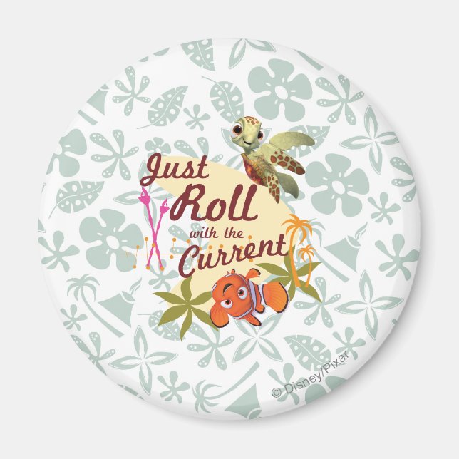 Just Roll with the Current Magnet (Front)