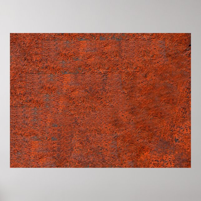 Just rust rust rusted iron metal poster (Front)