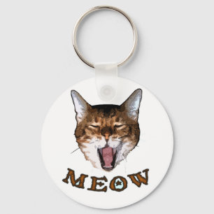 Just Say "Meow" Keychain