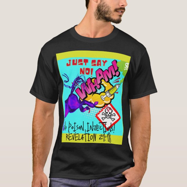 just say no! horse kicking T-Shirt (Front)