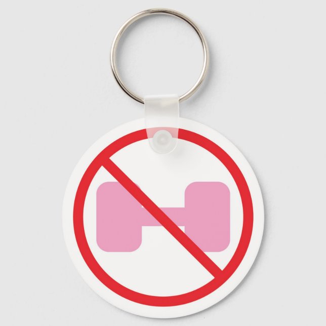 Just say NO keychain (Front)