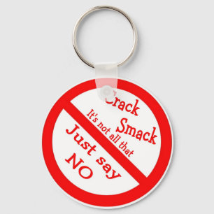 Just Say NO Keychain