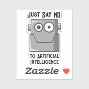 Just Say No to Artificial Intelligence Postcard