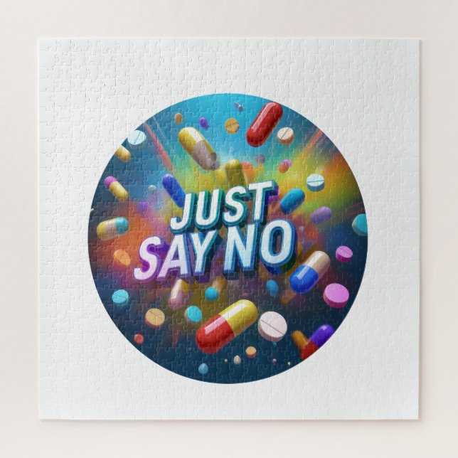 Just Say No To Drugs Jigsaw Puzzle (Vertical)