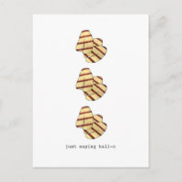 Just Saying Hall-o Hi Hello Halloumi Cheese Funny