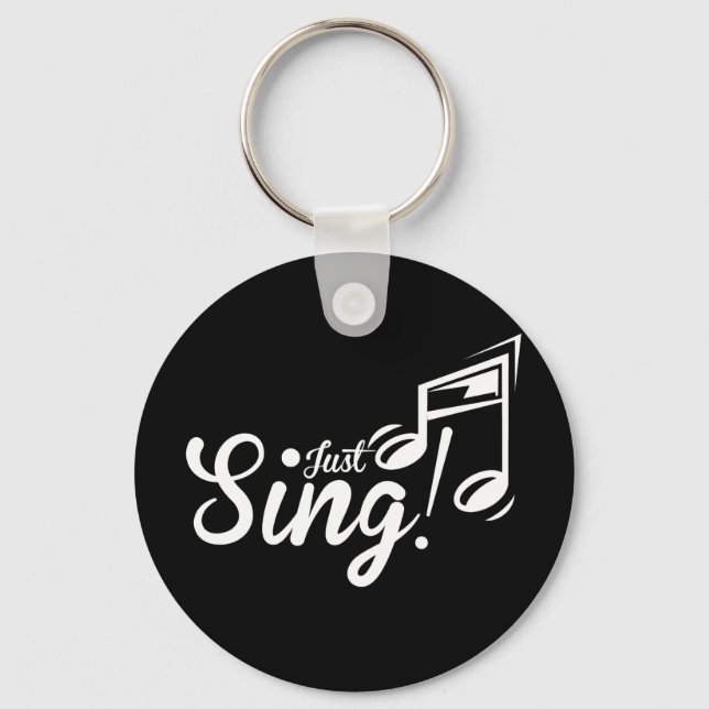 Just Sing! Keychain (Front)