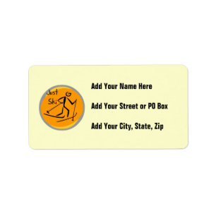 Just Ski T-shirts and Gifts Label