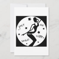 Just Smile And Be Happy, Funny Stick woman