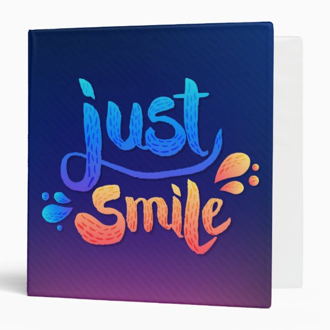 Just Smile Binder (Front/Inside)