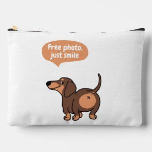 just smile, free photo accessory pouch