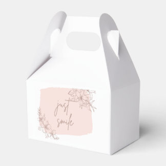 just smile package favor box