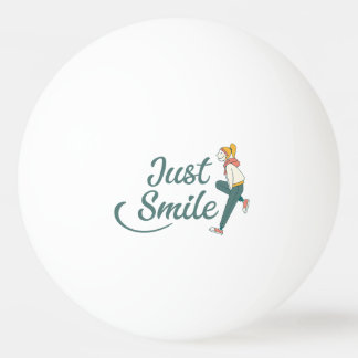 Just Smile Ping Pong Ball
