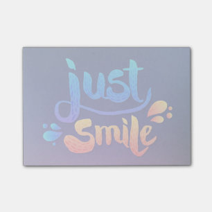 Just Smile Post-it Notes