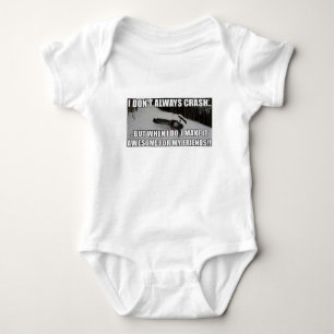 Just Snowmobiles Merch Baby Bodysuit