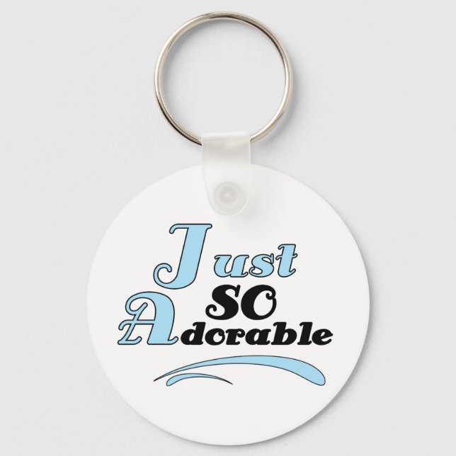 Just So Adorable Keychain (Front)