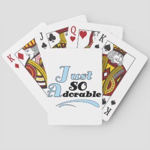 Just So Adorable Playing Cards