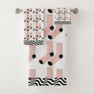 Just Socks Cute Kids Bath Towel Set
