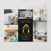 Just Sold Luxury Photo Real Estate House Logo