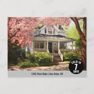 Just Sold Real Estate Marketing Logo Postcard