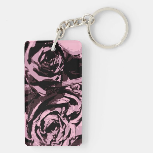 Just Some Roses Keychain (Back)