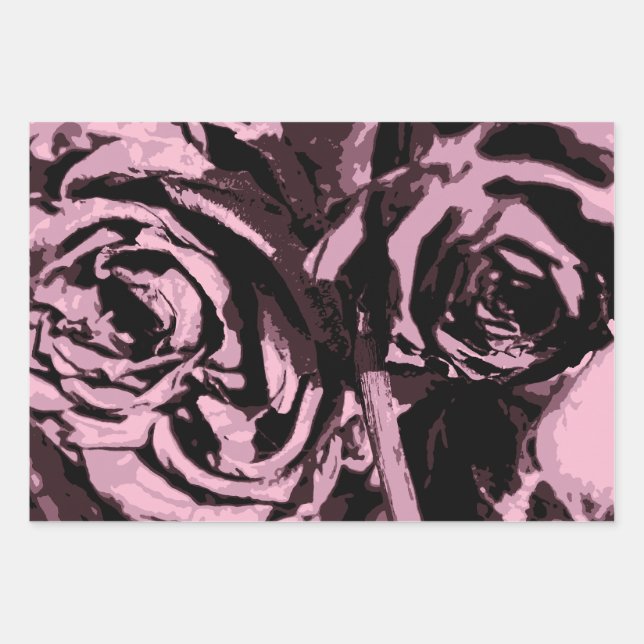 Just Some Roses Wrapping Paper Sheet (Front)