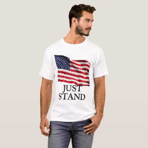 Just Stand, American Flag T-Shirt