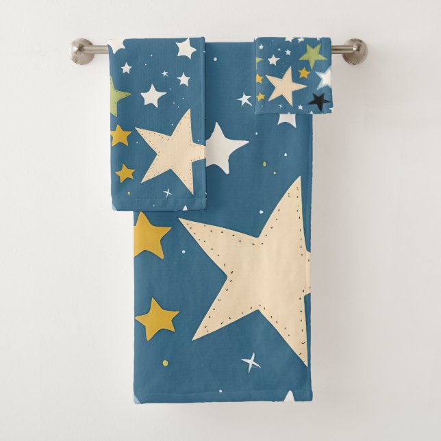 Just Stars  Bath Towel Set (Insitu)