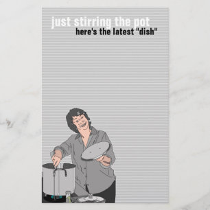 "just stirring the pot" GOSSIP STATIONERY