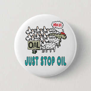 Just Stop Oil 2 Inch Round Button