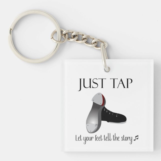 Just Tap  Keychain (Front)