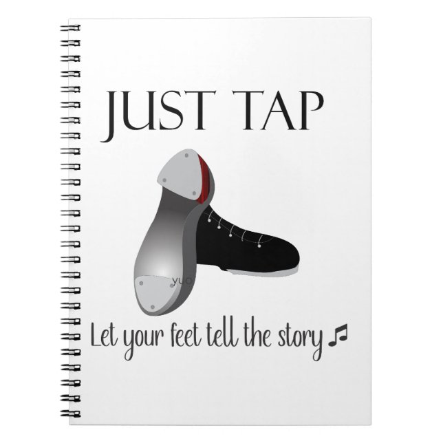 Just Tap  Notebook (Front)