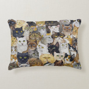 Just the Cat's Whisker Decorative Pillow