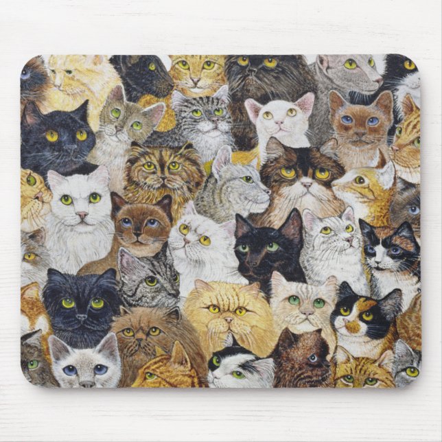 Just the Cat's Whisker Mouse Pad (Front)