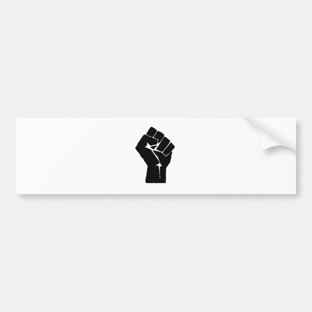 Just the Fist Bumper Sticker (Front)