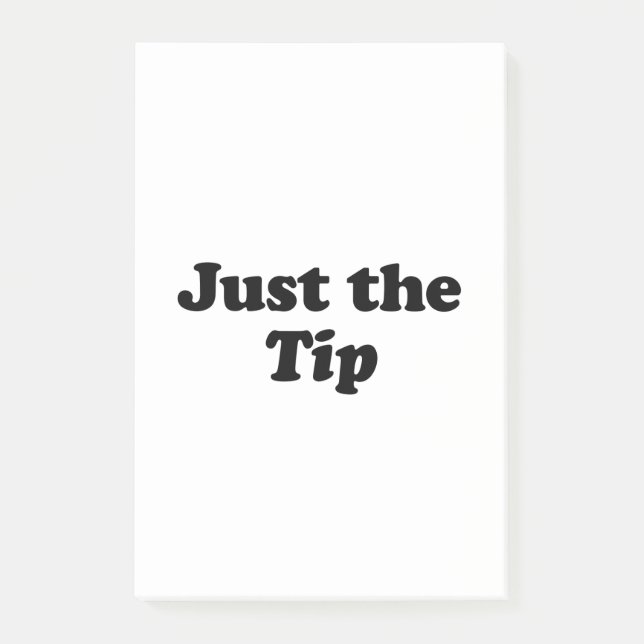 Just the Tip Post-it Notes (Front)