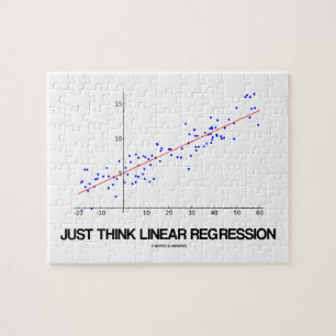 Just Think Linear Regression (Statistics) Jigsaw Puzzle
