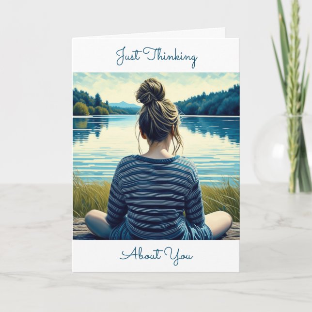 Just Thinking About You | Friendship Support Card (Front)