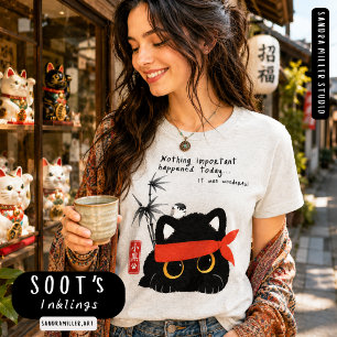 JUST THIS   SOOT's Inklings - Wearable Art Tri-Blend Shirt