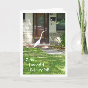 Just thought I'd say hi! Card