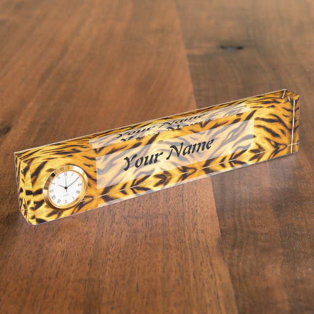 Just Tiger Nameplate (Side)