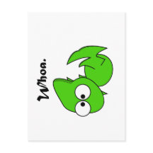Just Tired Funny Dragon or Pterodactyl Cartoon