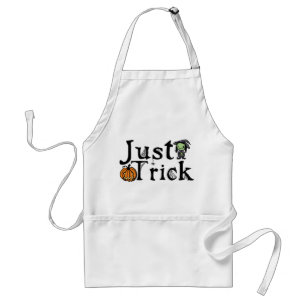 Just Trick Halloween Standard Apron