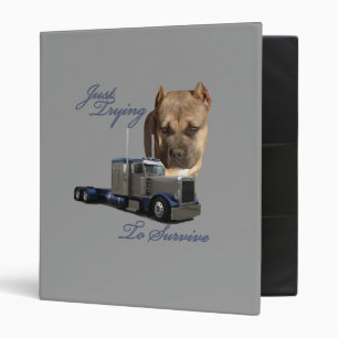 Just Trying To Survive Log Book Binder