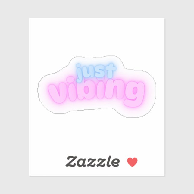 Just Vibing | Cute Pink  (Sheet)