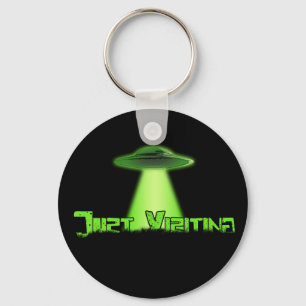 Just Visiting V2 Keychain
