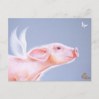 Just wait for me! postcard