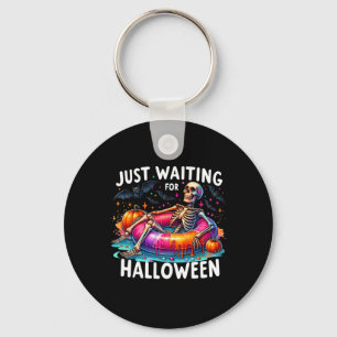 Just Waiting For Halloween 1  Keychain