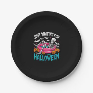 Just Waiting For Halloween Png Paper Plate
